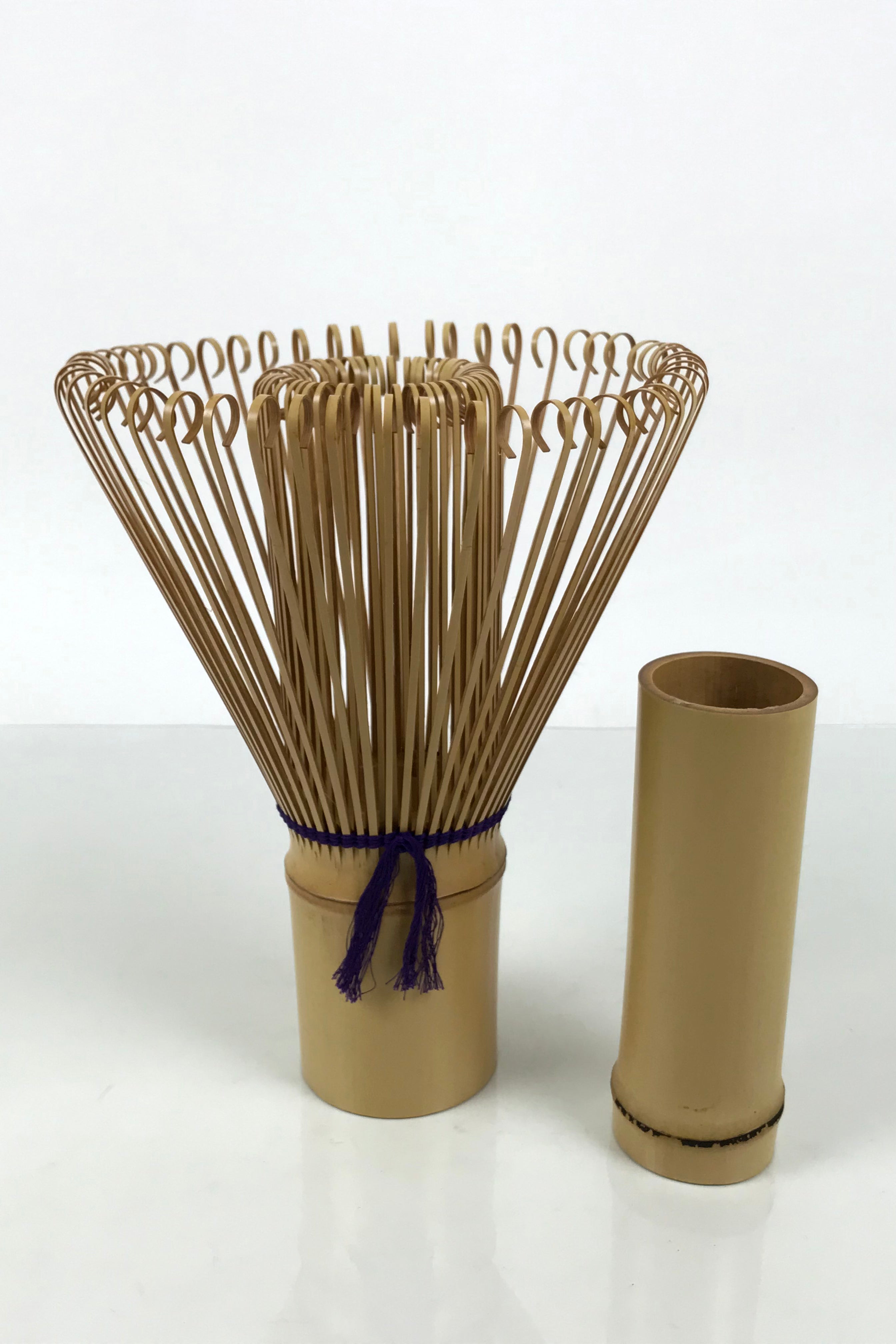 Japanese Bamboo Chasen Tea Ceremony Whisk Flower Vase Vtg Kabin Ikebana FK281-KT - Vase-chidorivintage.com