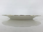 Italian Giovanni Valentino Porcelain Plate Blue Gold Flower Design White PY245