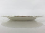 Italian Giovanni Valentino Porcelain Plate Blue Gold Flower Design White PY245