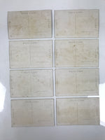 Japanese 16 Bridges Of Tokyo Showa Postcard Set Vtg Souvenir Paper Color PC72