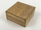 Japanese 24KGP Hanko Ink Pad Case Vtg Gold Red Shuniku Rose Mandala w/Box SZ58