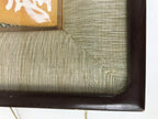 Japanese 3D Kabuki Performer Shikishi Fabric Art Vtg Wood Frame Oshie Zaiku FR32