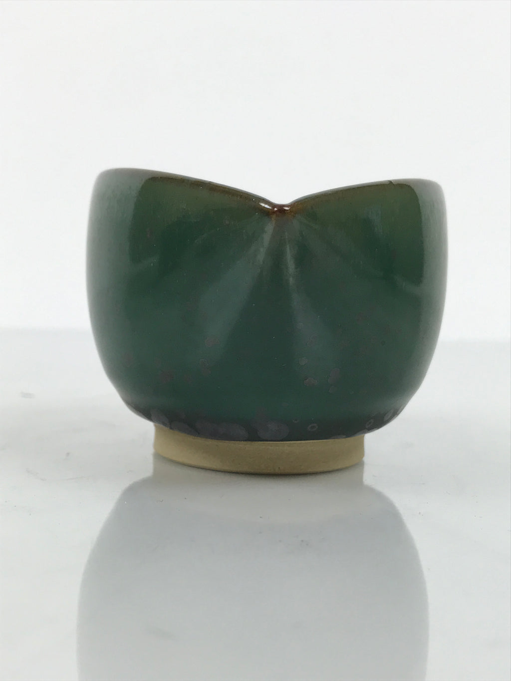Japanese Agano Ware Ceramic Tea Cooling Bowl Vtg Yuzamashi Katakuchi Y566