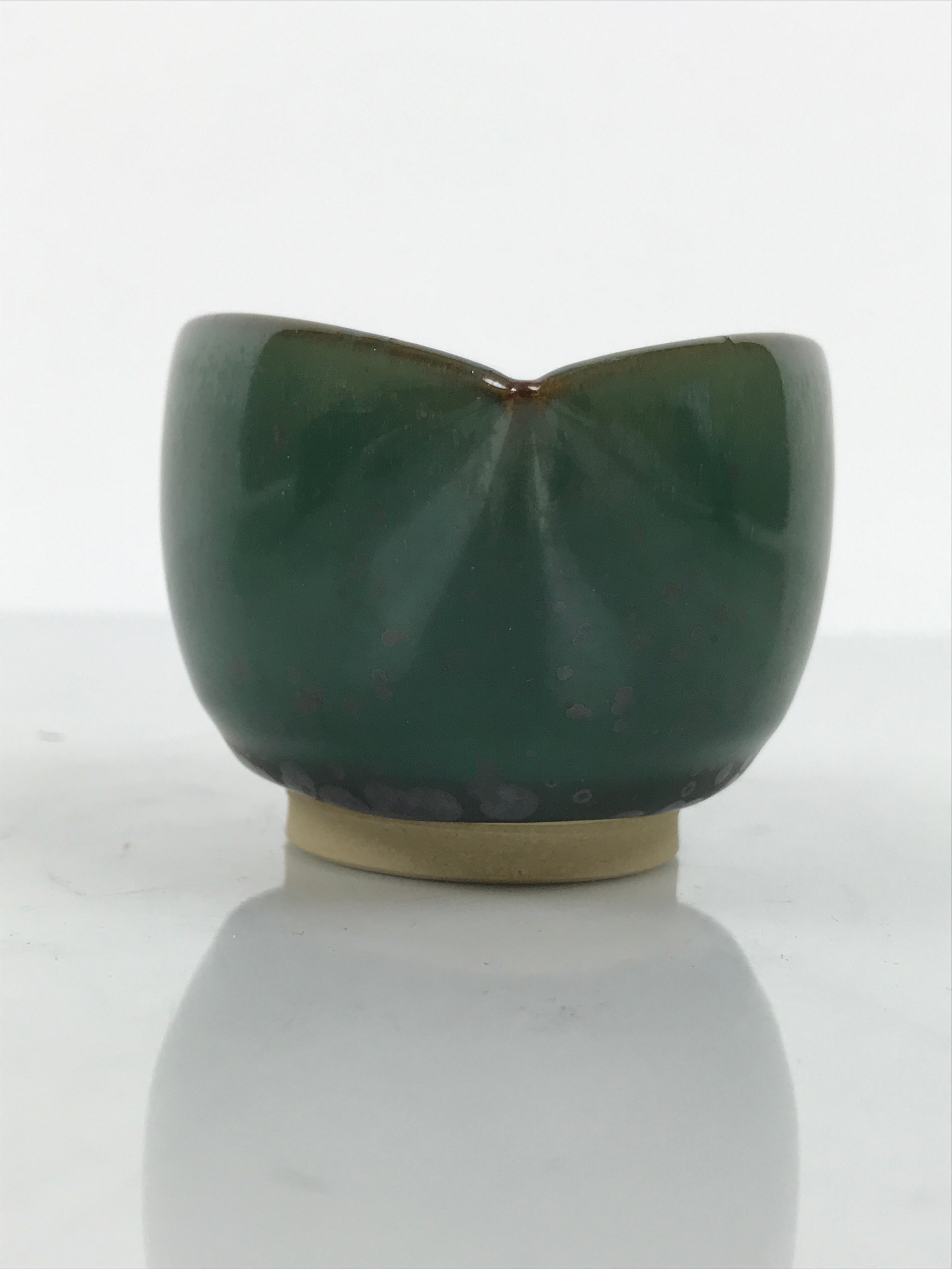 Japanese Agano Ware Ceramic Tea Cooling Bowl Vtg Yuzamashi Katakuchi Y566