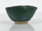 Japanese Agano Ware Ceramic Tea Cooling Bowl Vtg Yuzamashi Katakuchi Y566