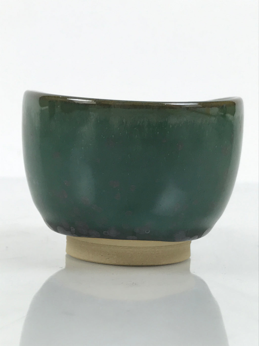Japanese Agano Ware Ceramic Tea Cooling Bowl Vtg Yuzamashi Katakuchi Y566