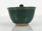 Japanese Agano Ware Ceramic Teapot Vtg Pottery Kyusu Hohin Gyokuro Green Y565
