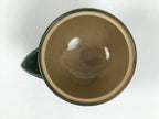 Japanese Agano Ware Ceramic Teapot Vtg Pottery Kyusu Hohin Gyokuro Green Y565