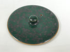 Japanese Agano Ware Ceramic Teapot Vtg Pottery Kyusu Hohin Gyokuro Green Y565