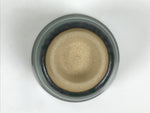 Japanese Agano Ware Ceramic Yunomi Teacup Pottery Vtg Green Beige Small TC621