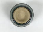 Japanese Agano Ware Ceramic Yunomi Teacup Pottery Vtg Green Beige Small TC622