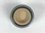Japanese Agano Ware Ceramic Yunomi Teacup Pottery Vtg Green Beige Small TC623
