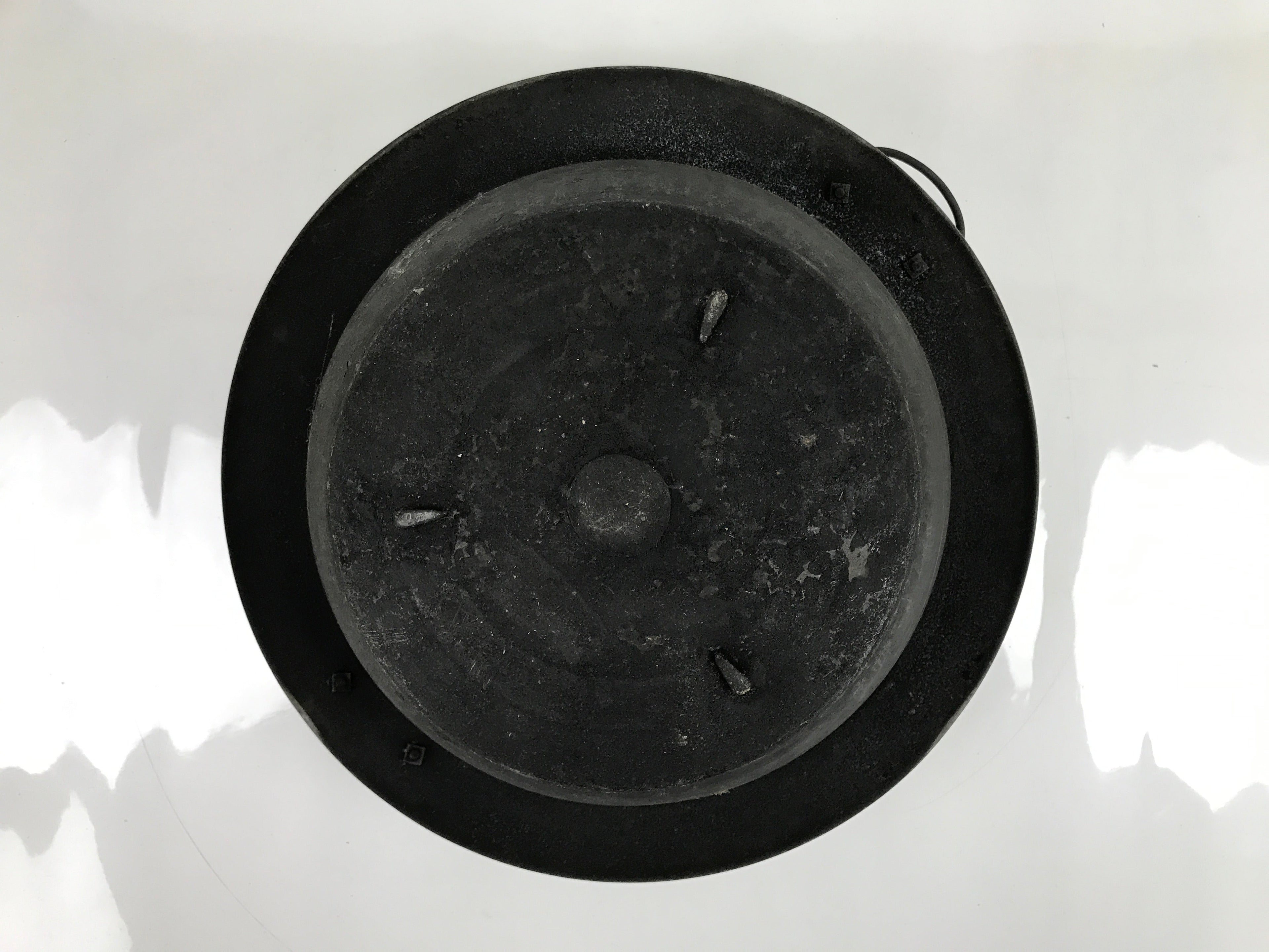 Japanese Aluminum Kama Rice Cooker Vtg Kamado Stove Pot Wooden Lid T117