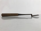 Japanese Angled Chisel Nomi Carpentry Vtg Wood Tool 28.5 cm Blade 12 mm T270