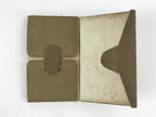 Japanese Antique 1920 Military Guidelines Personal Notebook Fabric Cover JK564