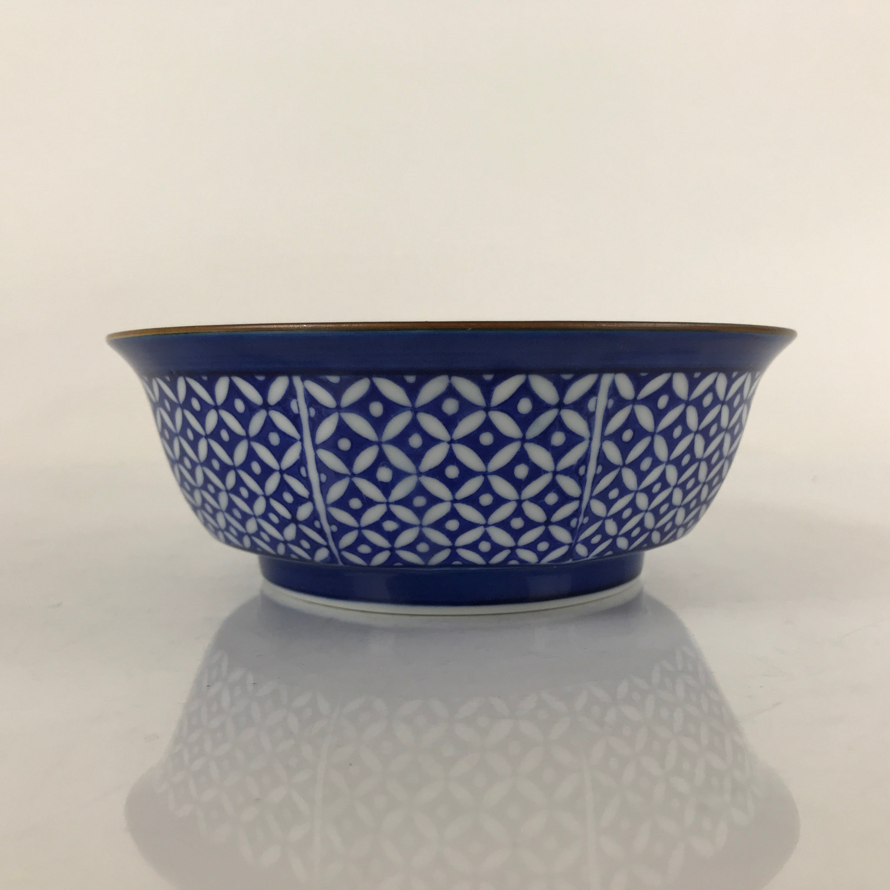 Japanese Arita Porcelain Bowl Kobachi Vtg Side Dish Blue White Shippo PY952
