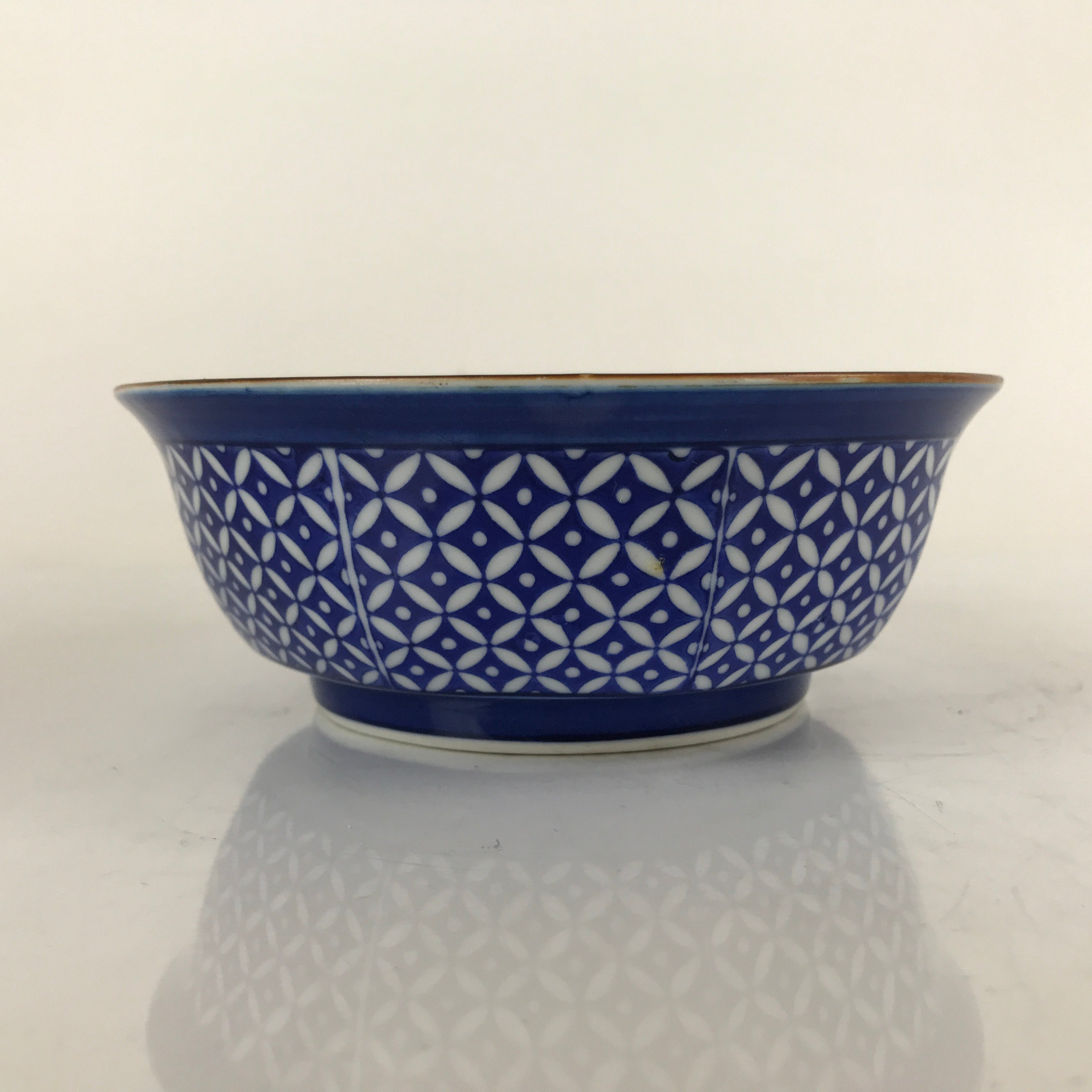 Japanese Arita Porcelain Bowl Kobachi Vtg Side Dish Blue White Shippo PY957