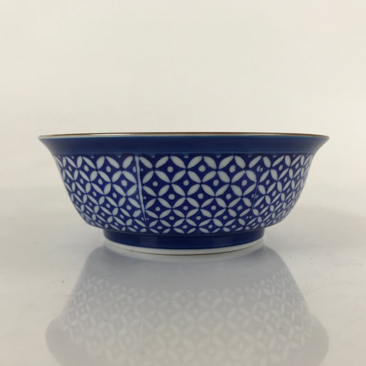 Japanese Arita Porcelain Bowl Kobachi Vtg Side Dish Blue White Shippo PY959
