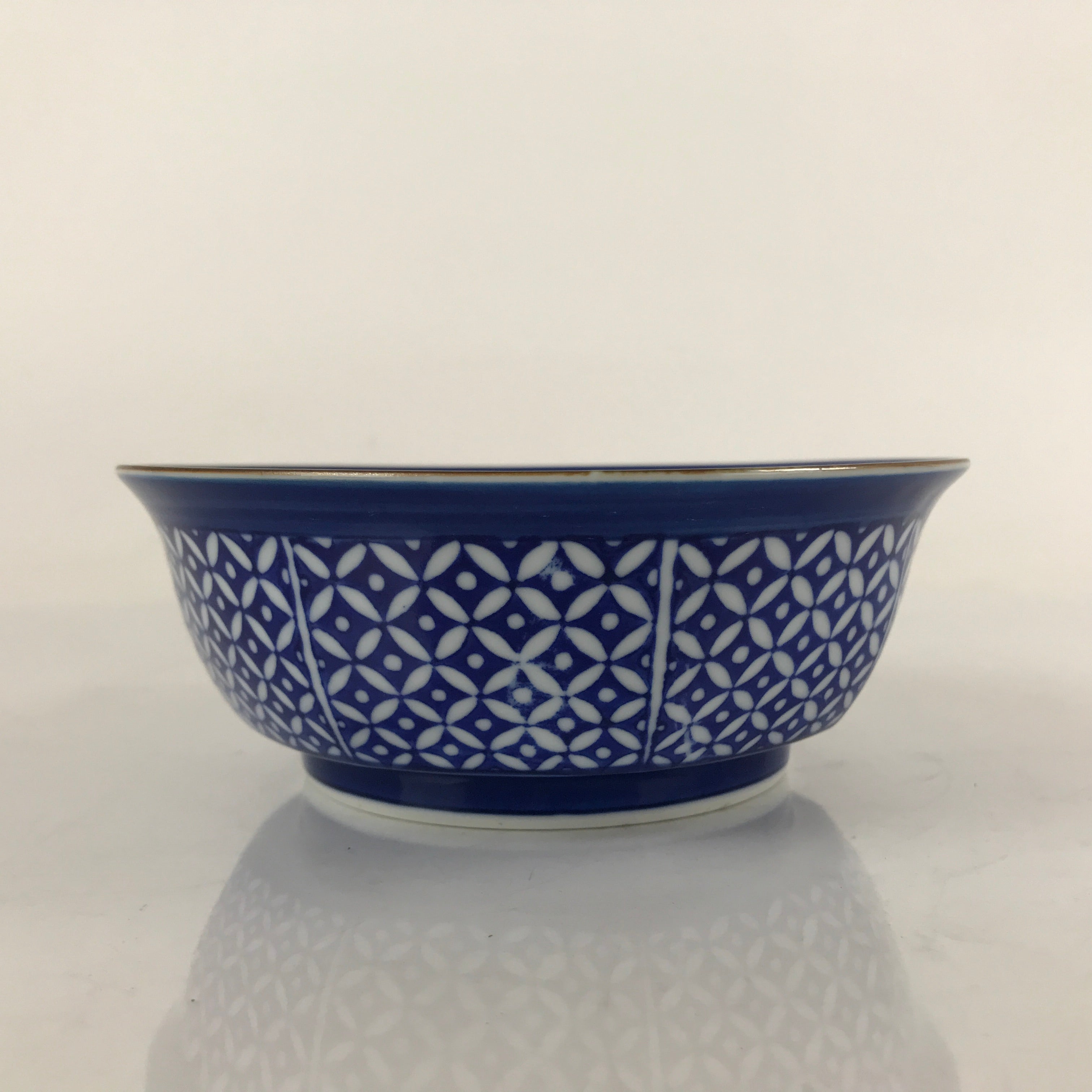 Japanese Arita Porcelain Bowl Kobachi Vtg Side Dish Blue White Shippo PY959