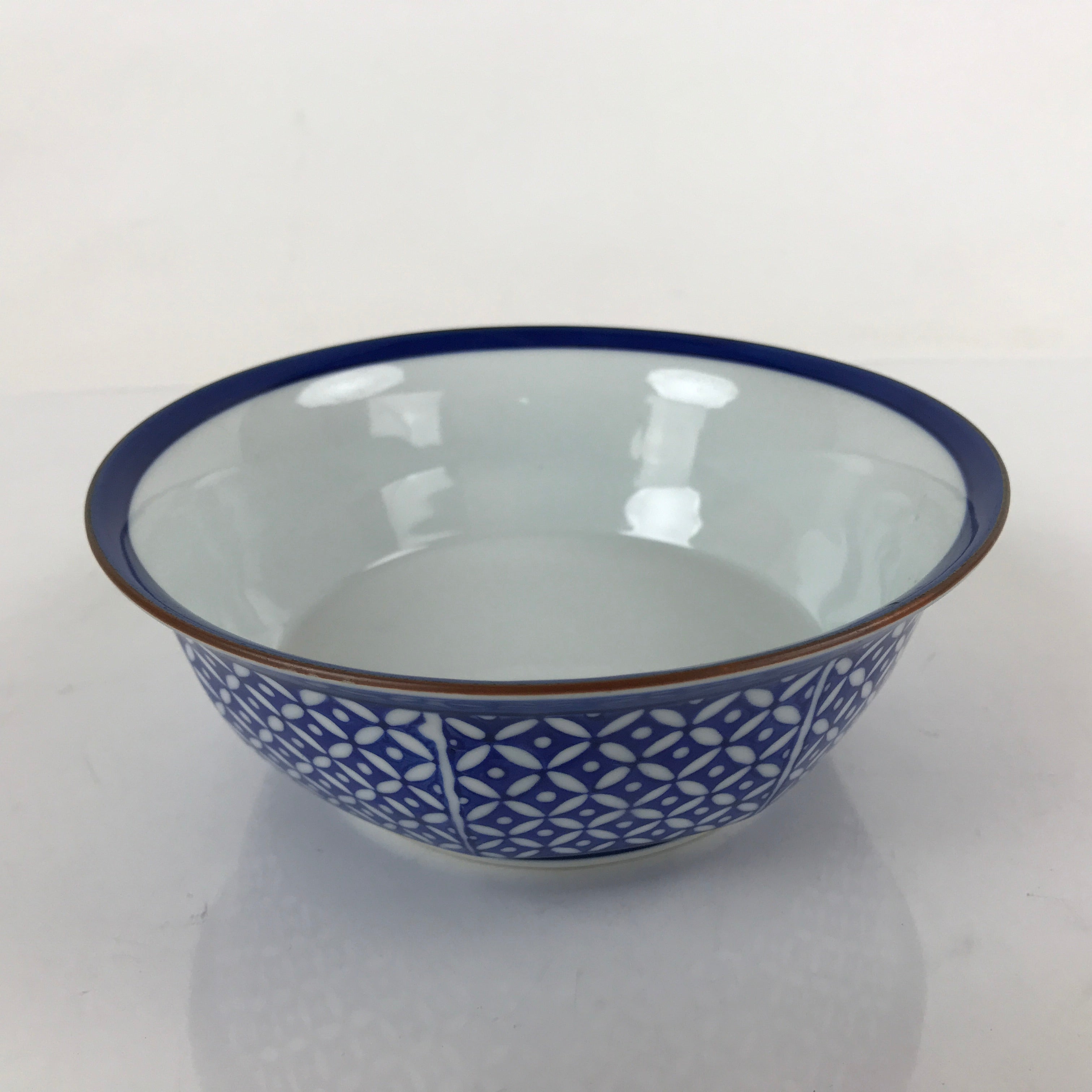 Japanese Arita Porcelain Bowl Kobachi Vtg Side Dish Blue White Shippo PY960
