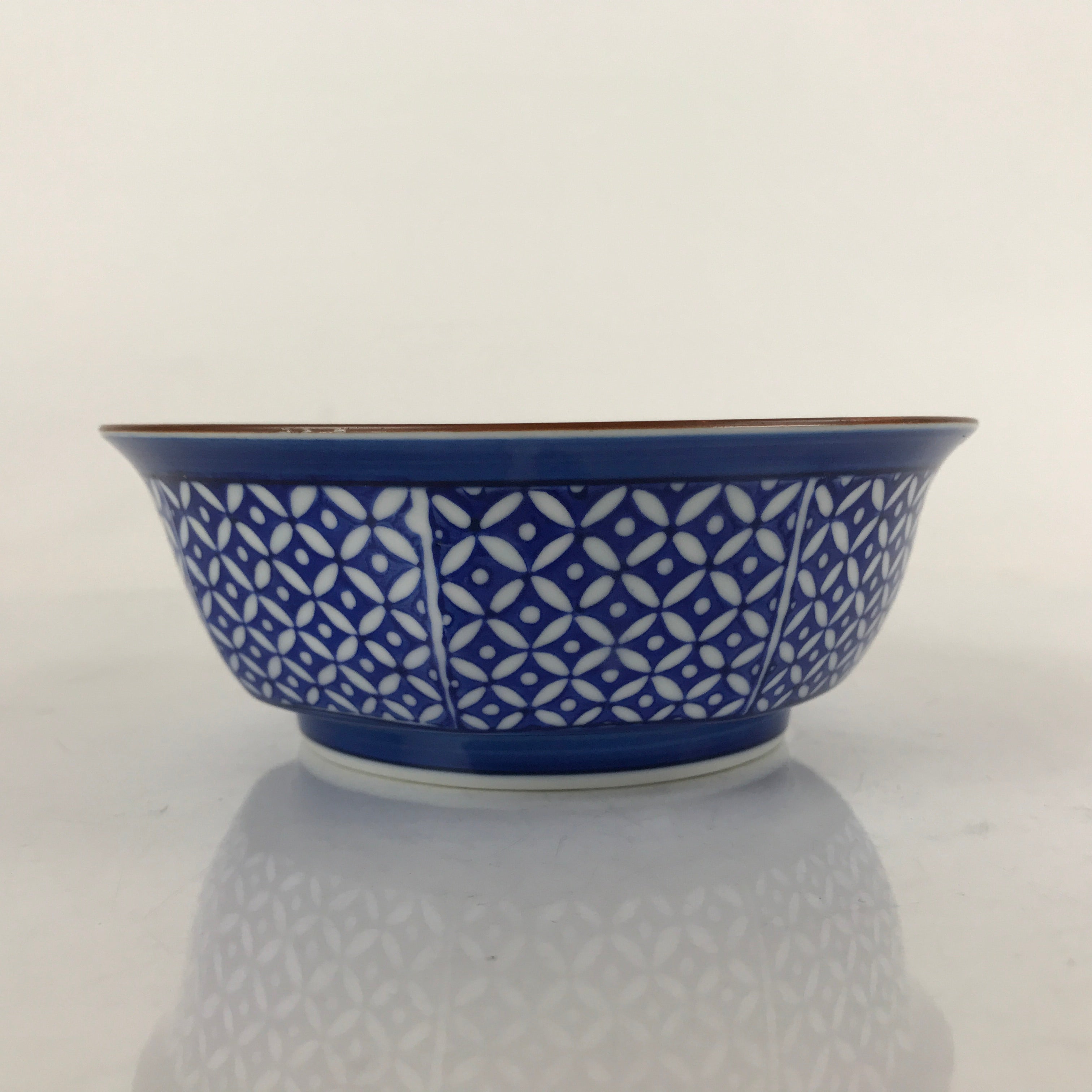 Japanese Arita Porcelain Bowl Kobachi Vtg Side Dish Blue White Shippo PY960