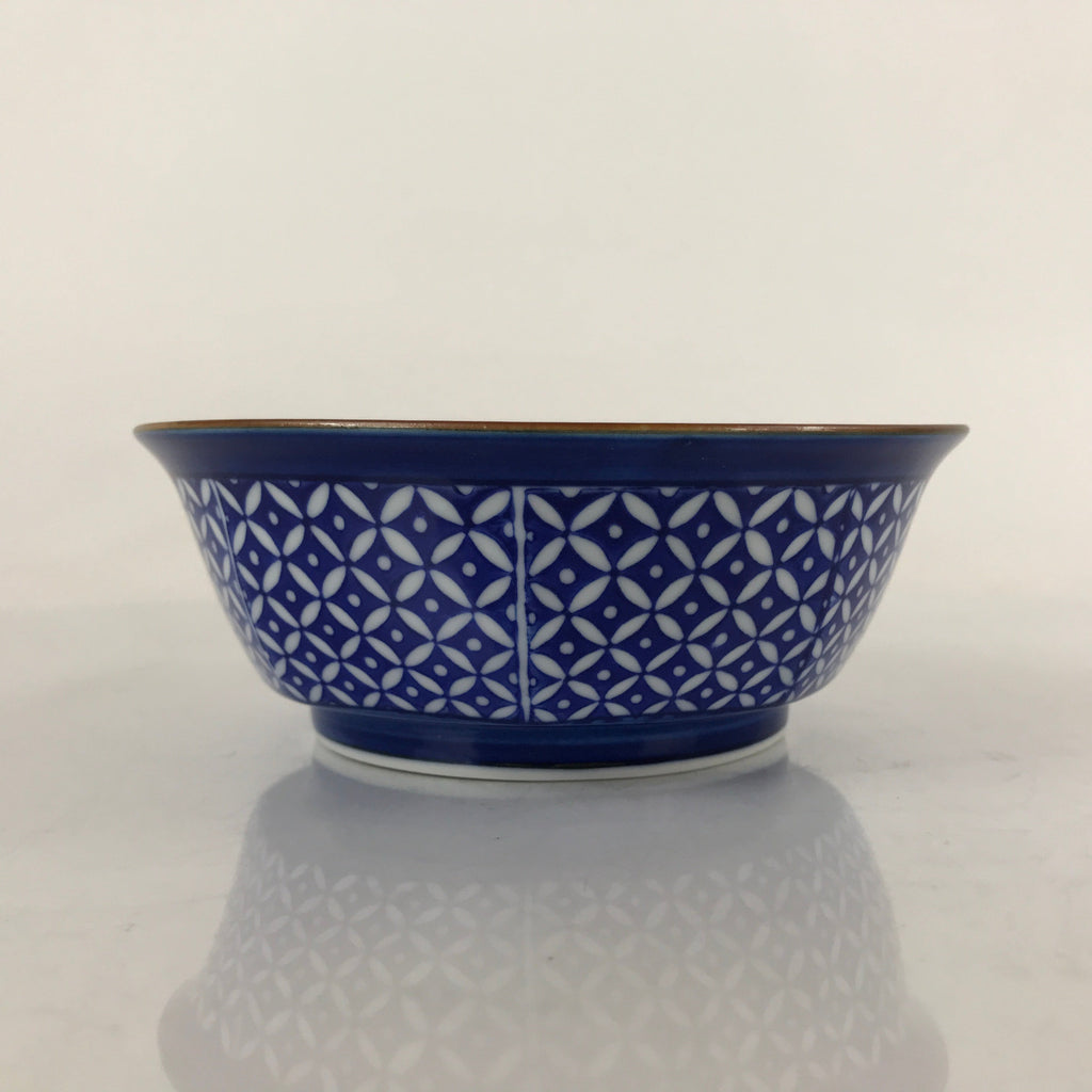 Japanese Arita Porcelain Bowl Kobachi Vtg Side Dish Blue White Shippo PY962