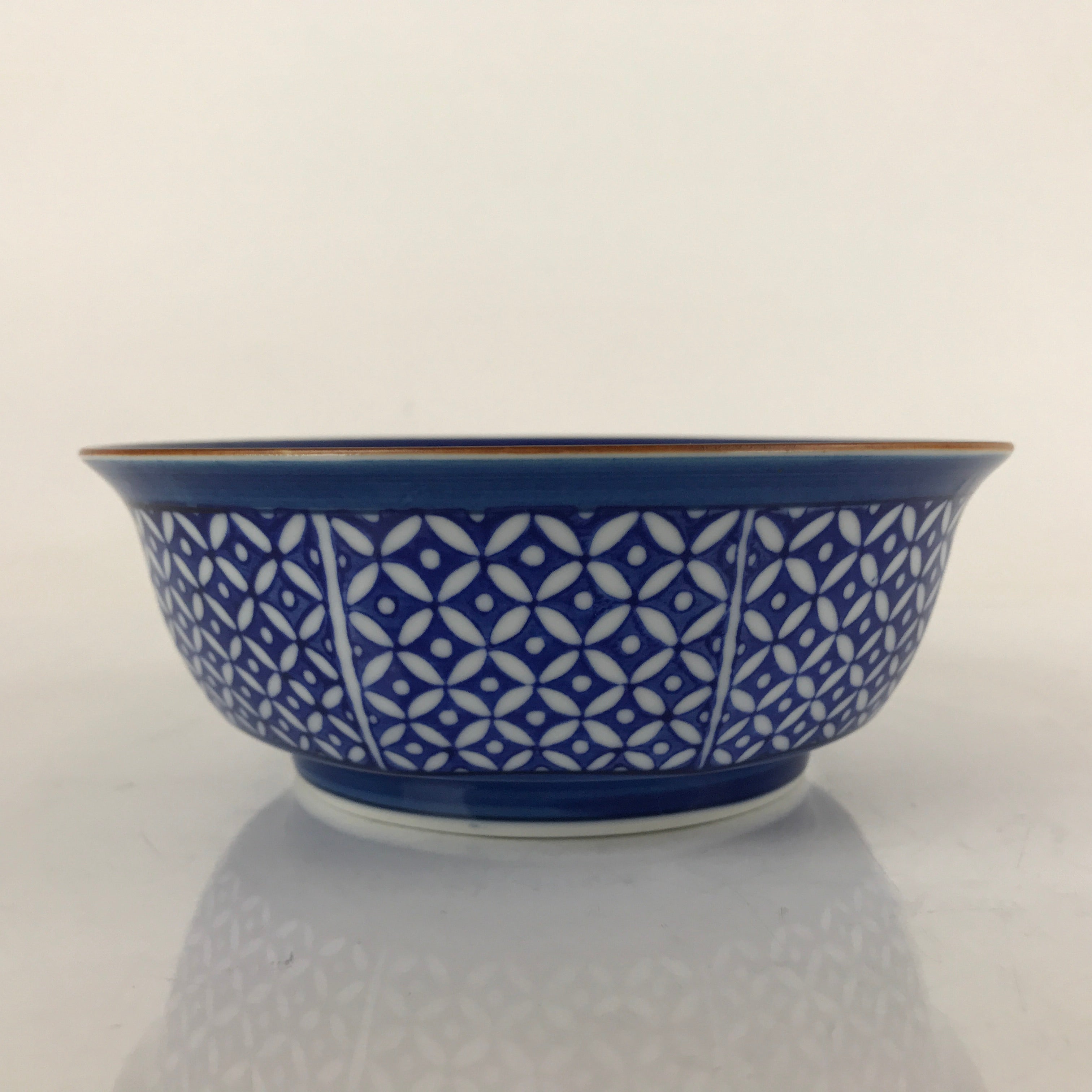 Japanese Arita Porcelain Bowl Kobachi Vtg Side Dish Blue White Shippo PY963