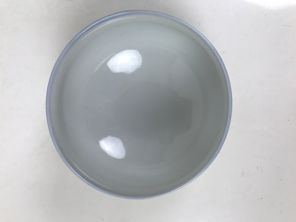 Japanese Arita Porcelain Teacup Vtg Berry Leaves Pink Blue Sencha Yunomi TC578