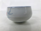 Japanese Arita Porcelain Teacup Vtg Berry Leaves Pink Blue Sencha Yunomi TC579