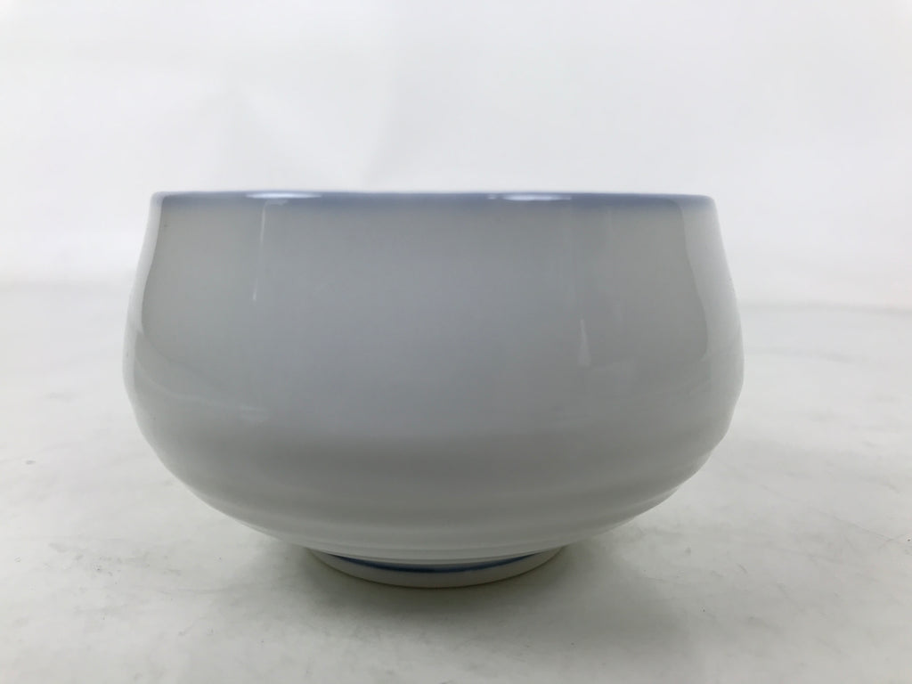 Japanese Arita Porcelain Teacup Vtg Berry Leaves Pink Blue Sencha Yunomi TC579