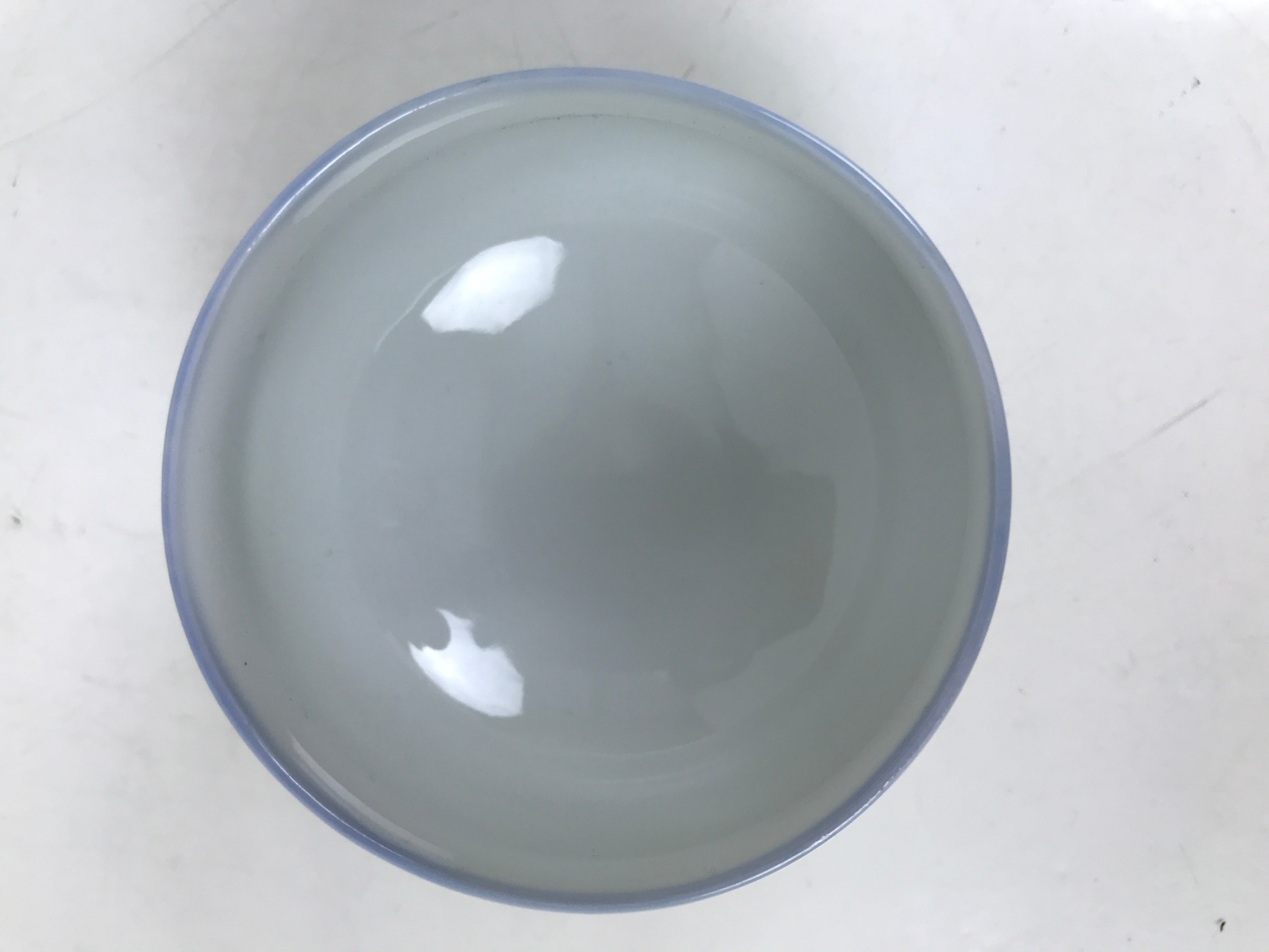 Japanese Arita Porcelain Teacup Vtg Berry Leaves Pink Blue Sencha Yunomi TC579