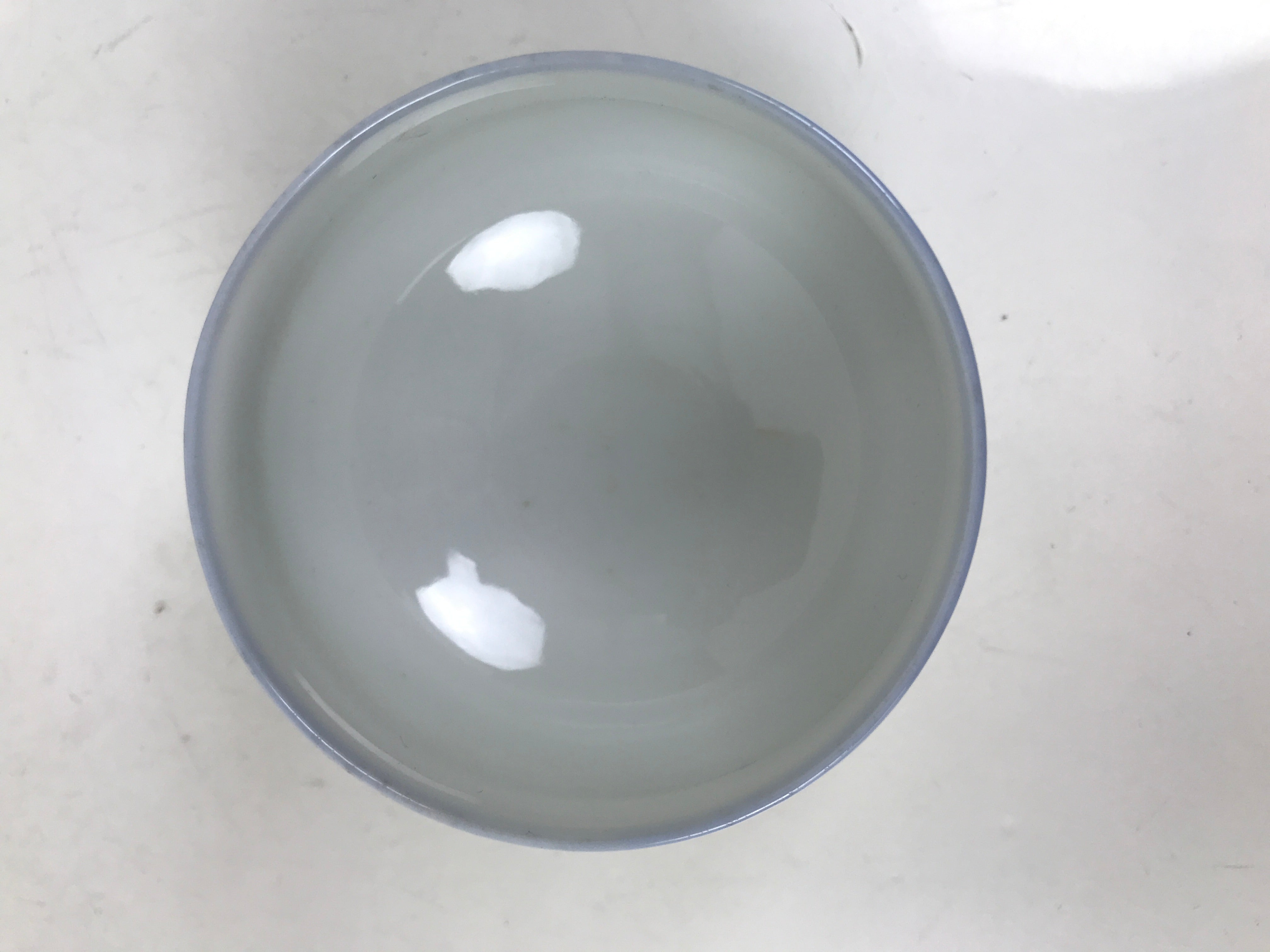 Japanese Arita Porcelain Teacup Vtg Berry Leaves Pink Blue Sencha Yunomi TC581