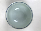 Japanese Arita Porcelain Teacup Vtg Red Blue Lotus Flower Sencha Yunomi TC574