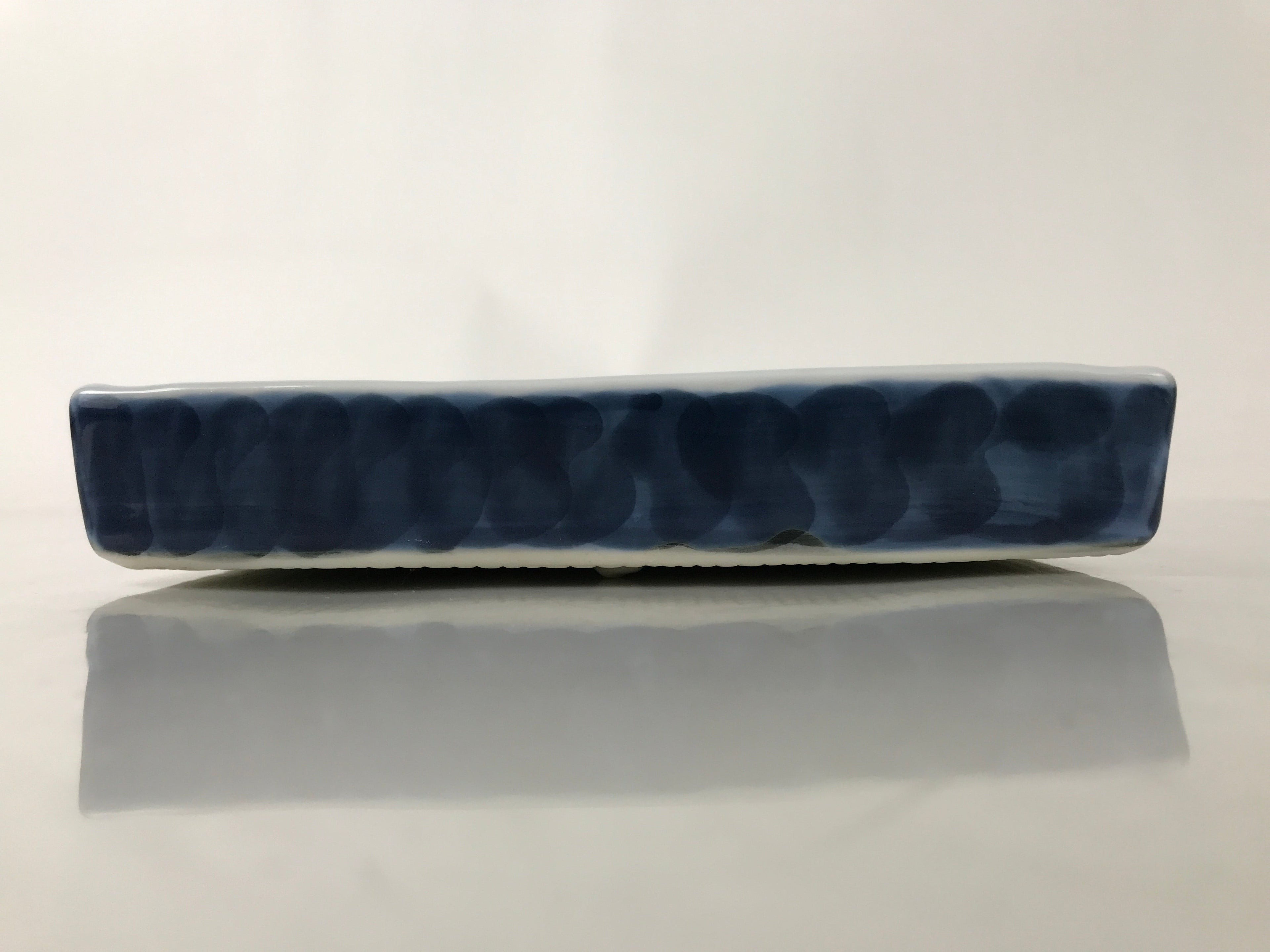 Japanese Arita Ware Ceramic Serving Dish Vtg Square Pomegranate Fruit Y251