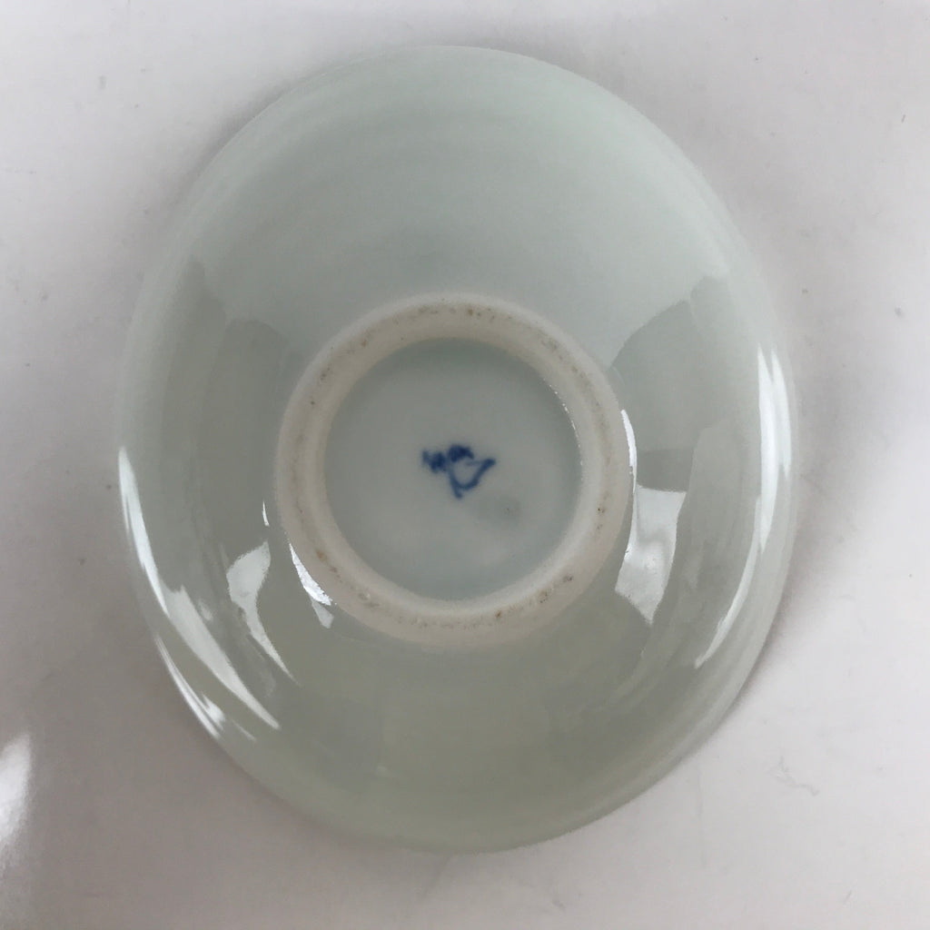 Japanese Arita Ware Porcelain Bowl Kobachi Vtg Side Dish White Blue Square PY965