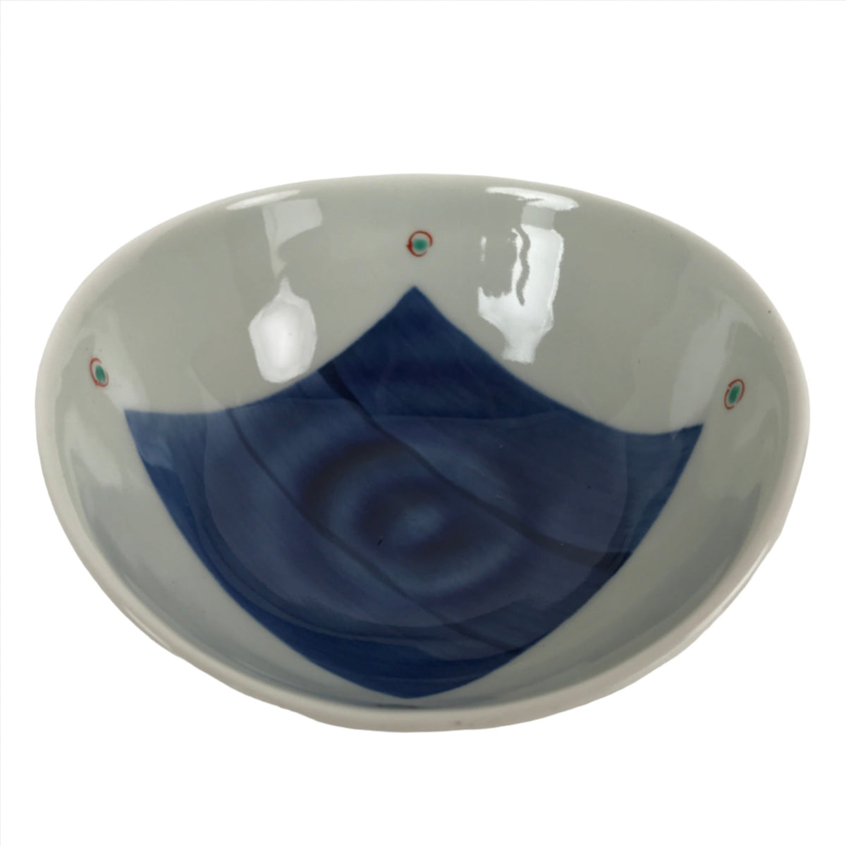 Japanese Arita Ware Porcelain Bowl Kobachi Vtg Side Dish White Blue Square PY965