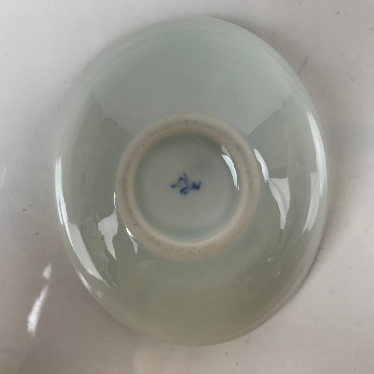 Japanese Arita Ware Porcelain Bowl Kobachi Vtg Side Dish White Blue Square PY967