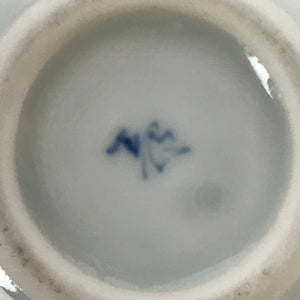 Japanese Arita Ware Porcelain Bowl Kobachi Vtg Side Dish White Blue Square PY971