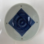 Japanese Arita Ware Porcelain Bowl Kobachi Vtg Side Dish White Blue Square PY972