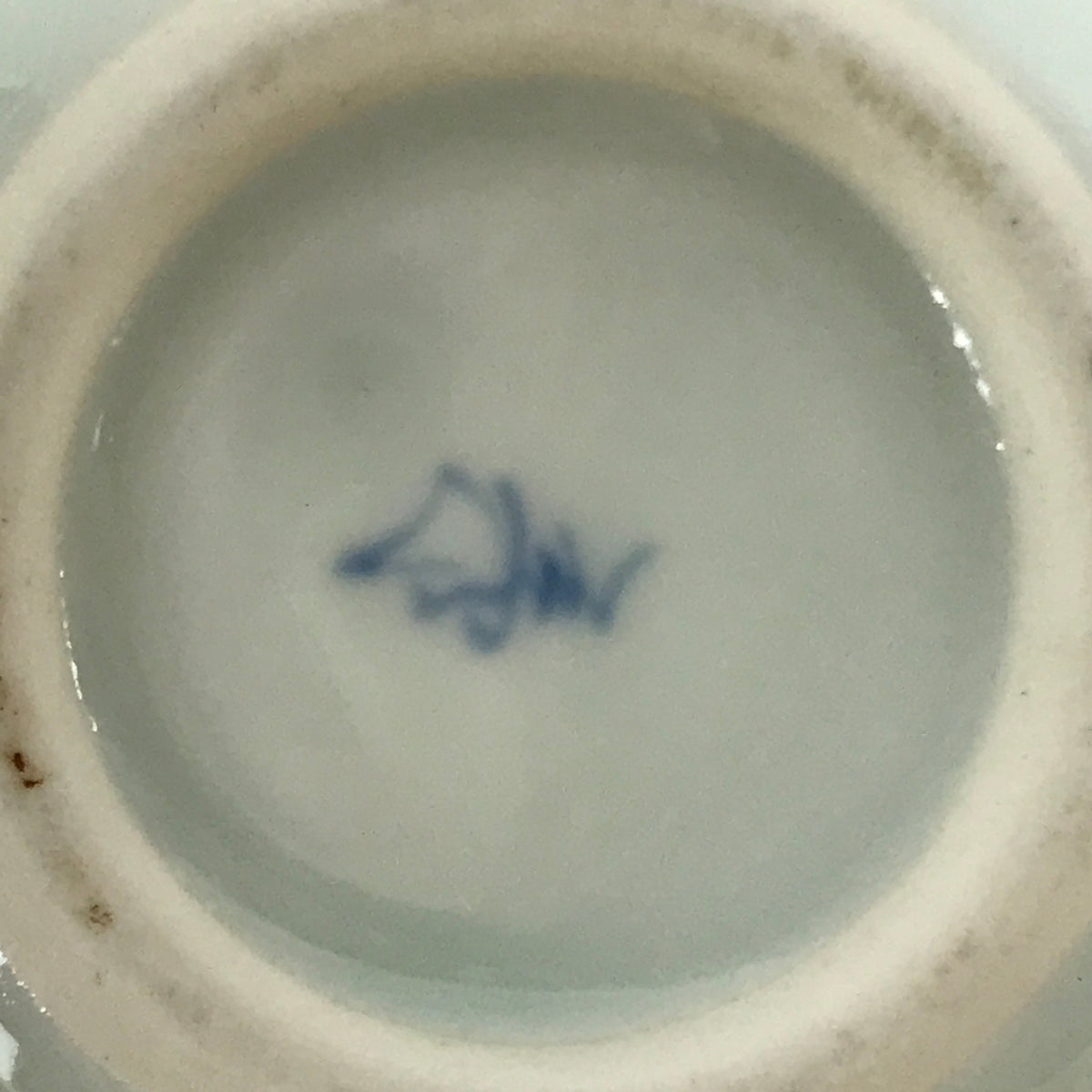 Japanese Arita Ware Porcelain Bowl Kobachi Vtg Side Dish White Blue Square PY972