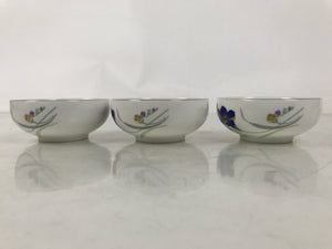 Japanese Arita Ware Porcelain Small Bowls 6pc Set Vtg Kozuke Blue