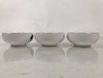 Japanese Arita Ware Porcelain Small Bowls 6pc Set Vtg Kozuke Blue Flower PX792