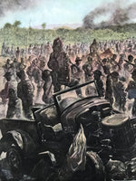 Japanese Art Print Reproduction Military Bataan Peninsula 1942 WWII War FL488