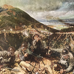 Japanese Art Print Reproduction Military Battle Hong Kong WWII Pacific War FL473