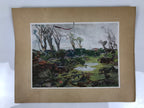 Japanese Art Print Reproduction Military Battle Kalijati Bombing WWII War FL485