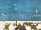 Japanese Art Print Reproduction Military Burma Rangoon Bombing WWII War FL474