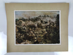 Japanese Art Print Reproduction Military Corregidor Philippines WWII War FL492