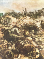 Japanese Art Print Reproduction Military Corregidor Philippines WWII War FL492