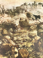 Japanese Art Print Reproduction Military Corregidor Philippines WWII War FL492
