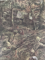 Japanese Art Print Reproduction Military February 11st Singapore WWII War FL480